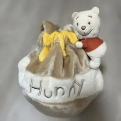 くまのプーさん ほっこりハニー ふわふわハニーポットバッグ　巾着