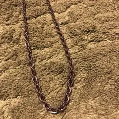 ブラックチェーン　ロングネックレス