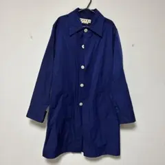 MARNI ネイビー ステンカラーコート　トレンチコート　アウターのサムネイル