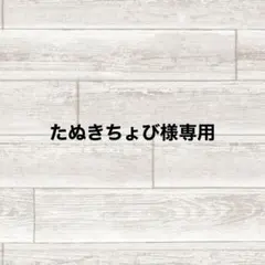 たぬきちょび様専用
