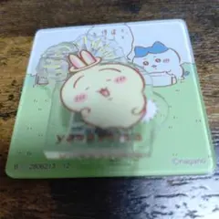 ちいかわ　アクリルシーンクリップ　うさぎ　ハチワレ　優しさ