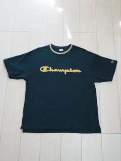 Champion オーバーサイズ Tシャツ Mサイズ　ネイビー