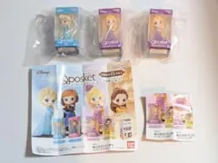 ディズニーキャラクター Qposket ミニチュアコレクション2 2種