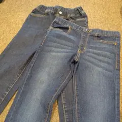 ダークブルースキニージーンズ 140cm2点セット