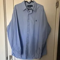 Ralph Lauren 長袖シャツ ライトブルー CUSTOM FITのサムネイル