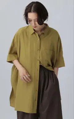 LEPSIM サラキレポンチョ半袖チュニック