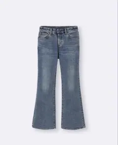 GU スリムフレアデニム Mサイズ ジーンズ レディース 美脚 フレアパンツ✨