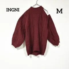 INGNI オフショルダーニット オープンショルダー アシンメトリー