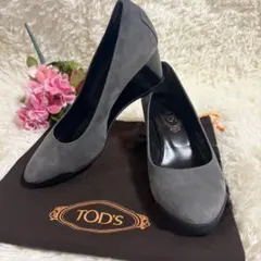 TOD'S トッズ　スウェードウェッジソールパンプス　22.5cm〜23cmのサムネイル