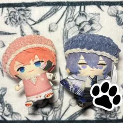 【ブルー×ベレー帽】にじぱぺっと 帽子 ぬい服 10cm にじぱぺ