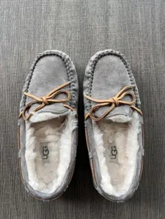 ugg】新品.未使用 モカシン グレー24センチ - メルカリ