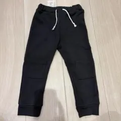 グレーロングパンツ 95cm 裏起毛