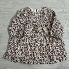 ZARA kids 98cm 花柄　ワンピース　ガーゼ
