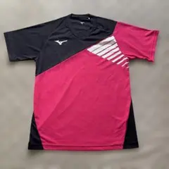 MIZUNO ミズノ バドミントンシャツ ブラック ピンク Sサイズのサムネイル