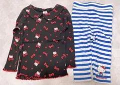 ハローキティ トップスとパンツ セット 95cm