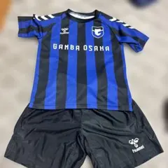 hummel ガンバ大阪 ジュニアスクールユニフォーム 上下セット 130のサムネイル