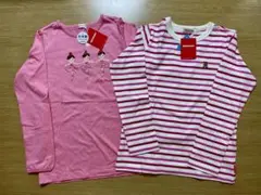 未使用　ミキハウス　長袖Tシャツ　2枚セット　140