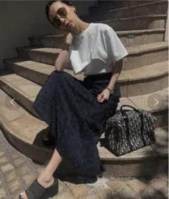 AMERI MEDI KNIT BUSTIER COMBI TEEのサムネイル
