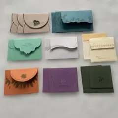 【9種20組セット】グリーティングカード&封筒（ギフト・多目的）メッセージカード