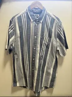 TOMMY JEANS 半袖シャツ　ストライプ　Lサイズ