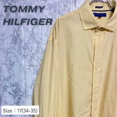 【美品】TOMMY HILFIGER トミーヒルフィガー 長袖シャツイエローXL
