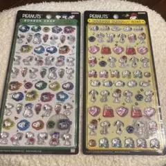スヌーピー　ボンボンドロップシールミニ２点セット