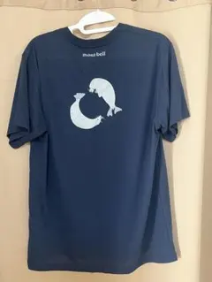 旭山動物園スタッフ着用 montbellコラボTシャツ ゴマフアザラシ