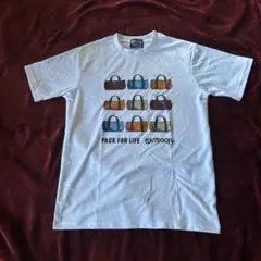 OUTDOOR バッグプリント Tシャツ M！！