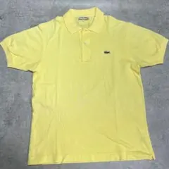 CHIMISE LACOSTE（L) 黄 イエロー文字ワニ　フレンチラコステ 4