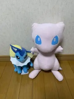 ポケットモンスター　ぬいぐるみ　シャワーズ ミュウセット