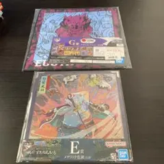 ワンピースEX 1番くじ　メタリック色紙&タオル