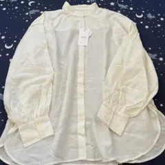 新品　LOWRYS FARM アイボリー 長袖シャツ