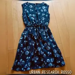 URBANRESEARCH ROSSO ノースリーブ　花柄　ワンピース