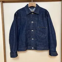 極美品 ¥47300 A.P.C. リジッド ファースト デニムジャケット 大戦
