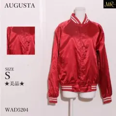 オシャレ☆AUGUSTA】赤 ナイロンジャンパー サイズS - メルカリ