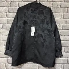 NY様、専用 着物リメイク 【843】 ロングブルゾン スナップボタン