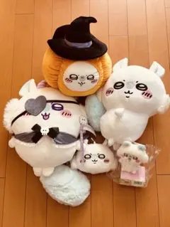 モモンガ カボチャ あくま おしりふりふりぴたれすと パスケースぬいぐるみセット