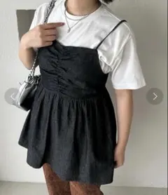 バックリボン　デニム　ビスチェ クティールのサムネイル