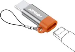 HOWJIM ライトニング タイプC 変換 急速充電＆データ転送 PDチップ搭載