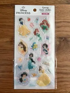 スピード発送【24時間】ディズニー プリンセス エポキシラメシールステッカー①