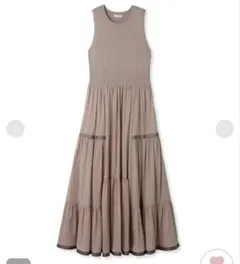 FRAY I.D ニットコンビティアードワンピース