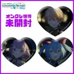 未開封☆プロセカ3点セット 天馬司＆鳳えむ＆初音ミク ハート型缶バッジ 非売品