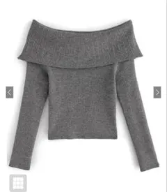 GRL オフショルニットトップス　ru1042