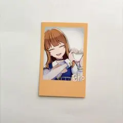 からぴちパラダイス チェキ風カード えとさん えと　からぴち　カラフルピーチ