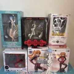 エヴァンゲリオン　綾波レイ　アスカ　マリ　フィギュア　7体