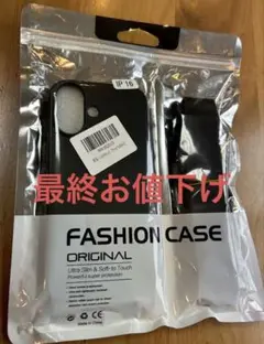 iPhone16 ケース　ネックストラップ　セット　黒