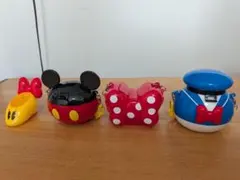 ミッキー・ミニー・ドナルド キーホルダー　小物セット
