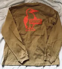 CHUMS 難燃素材長袖Tシャツ Mサイズ カーキ