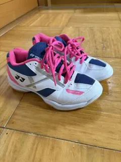 YONEX SHB-03 バドミントンシューズ /ホワイト/ネイビー/ピンク