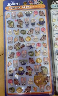 ボンボンドロップシール　ズートピア　正規品　ミニ